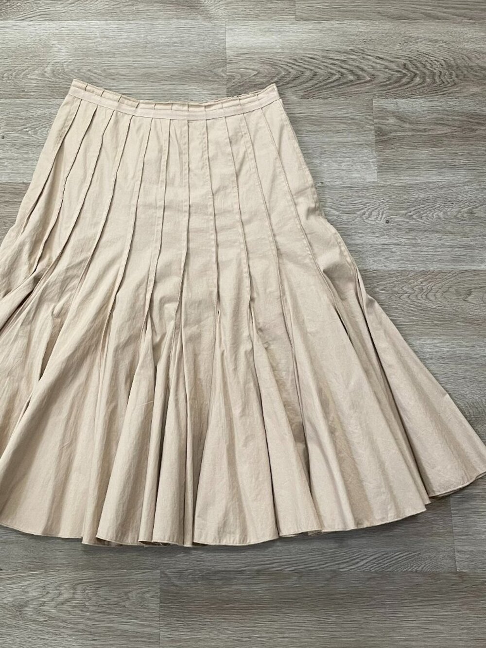 Cotton Paneled Skirt